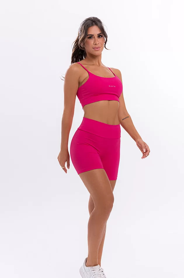 Conjunto Feminino Fitness Básico Shorts e Top - Racy